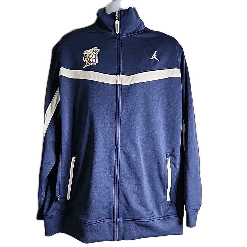 Nike Dri Fit Jacket XL Montana State University Yellowjackets Basketball Navy